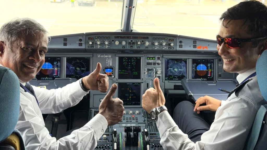 Airline pilot salary India 2025